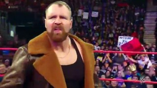 Dean Ambrose vs Appolo Crews - Raw 31st December 2018