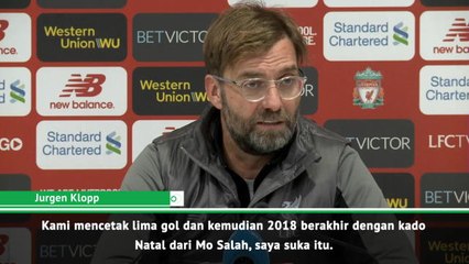 2018 Berakhir Dengan Kado Natal Dari Salah - Klopp
