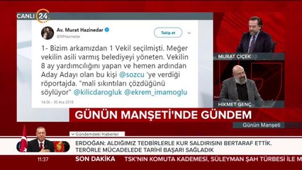 CHP'li Hazinedar, Kılıçdaroğlu ve İmamoğlu'nu tehdit etti