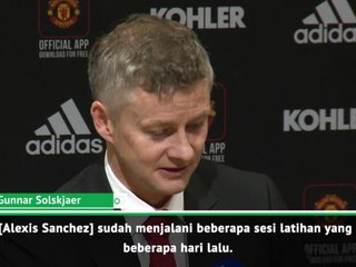 Sanchez Akan Mendapat Keuntungan Dari Pergantian dan Rotasi Pemain - Solskjaer