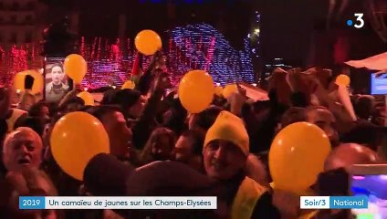 Réveillon de la Saint-Sylvestre : 200 "gilets jaunes" présents sur les Champs-Élysées
