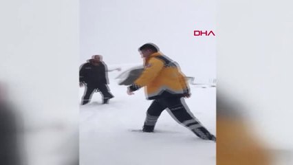 Adıyaman Paletli Ambulansla, Hasta Çocuğa 1 Saatte Ulaştılar