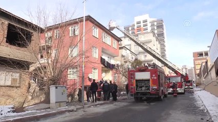 Ankara'da Soba Külü Yangına Neden Oldu