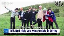 [ENG] 180511 MBC News Today Entertainment Talk Talk - BTS, No.1 idols you want to date in Spring