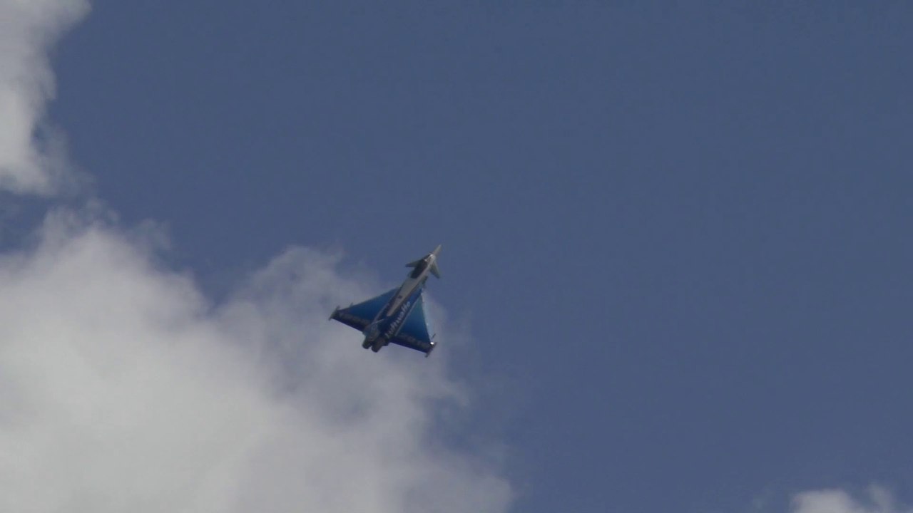 'Brachial Eurofighter Display' German Air Force (30+68) at ETSA-Penzing Air Show (1080-50P) 10.06.2017