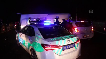 Cenazeden dönenleri taşıyan midibüs devrildi: 9 yaralı (2) - BOLU