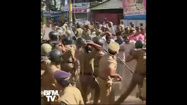 En Inde, l’entrée des femmes dans un temple hindou provoque des heurts