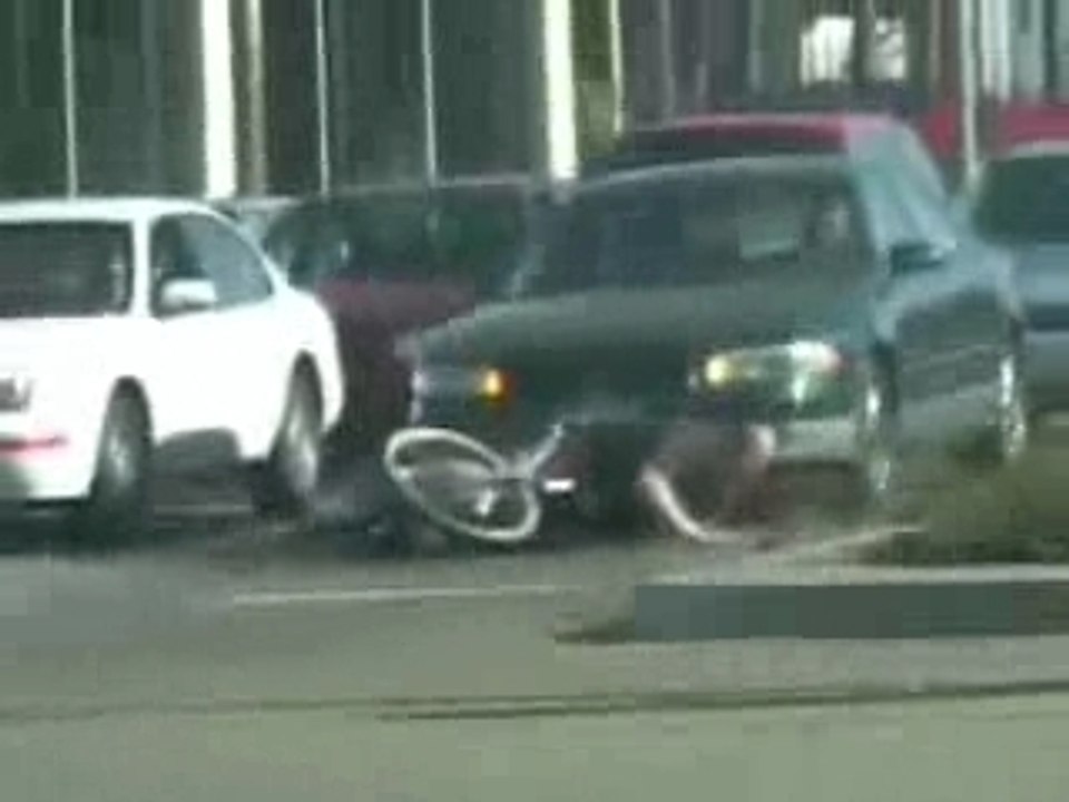 Un cycliste ivre