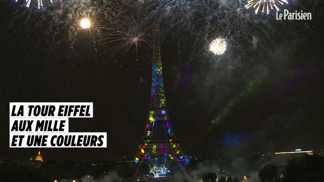 Bleu, rouge, vert... La Tour Eiffel en 1001 couleurs