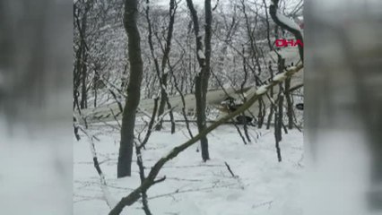 Kocaeli Kartepe'de Motoru Duran Eğitim Uçağı Düştü