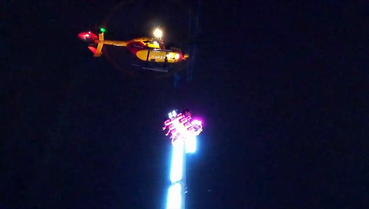 Silvester-Drama: Kirmesbesucher sitzen in 50 Meter Höhe fest