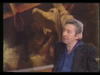 Serge Gainsbourg - visite du Louvre - 1989