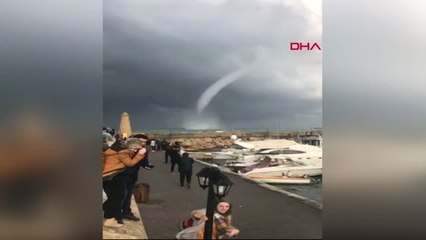 Dha Dış KKTC'de Dev Hortum Korkuttu