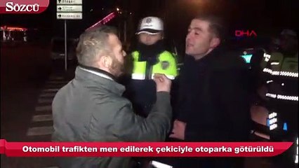 Yarım saatte ikinci defa alkollü yakalandı ‘affetmek yok mu’ diye sordu