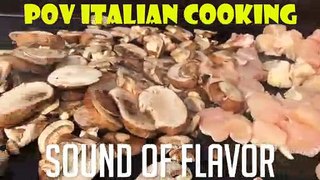 Sound of Flavor - Hibachi-Style Chicken Mushrooms and Noodles