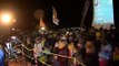 Centenares de independentistas celebran la Nochevieja en Lledoners en apoyo a los golpistas