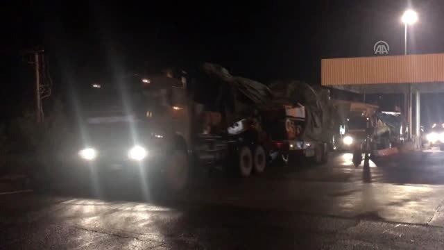 Suriye Sınırına Askeri Sevkiyat