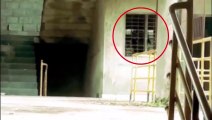 Ghost Girl Near A Haunted Abandoned Car Caught On Camera