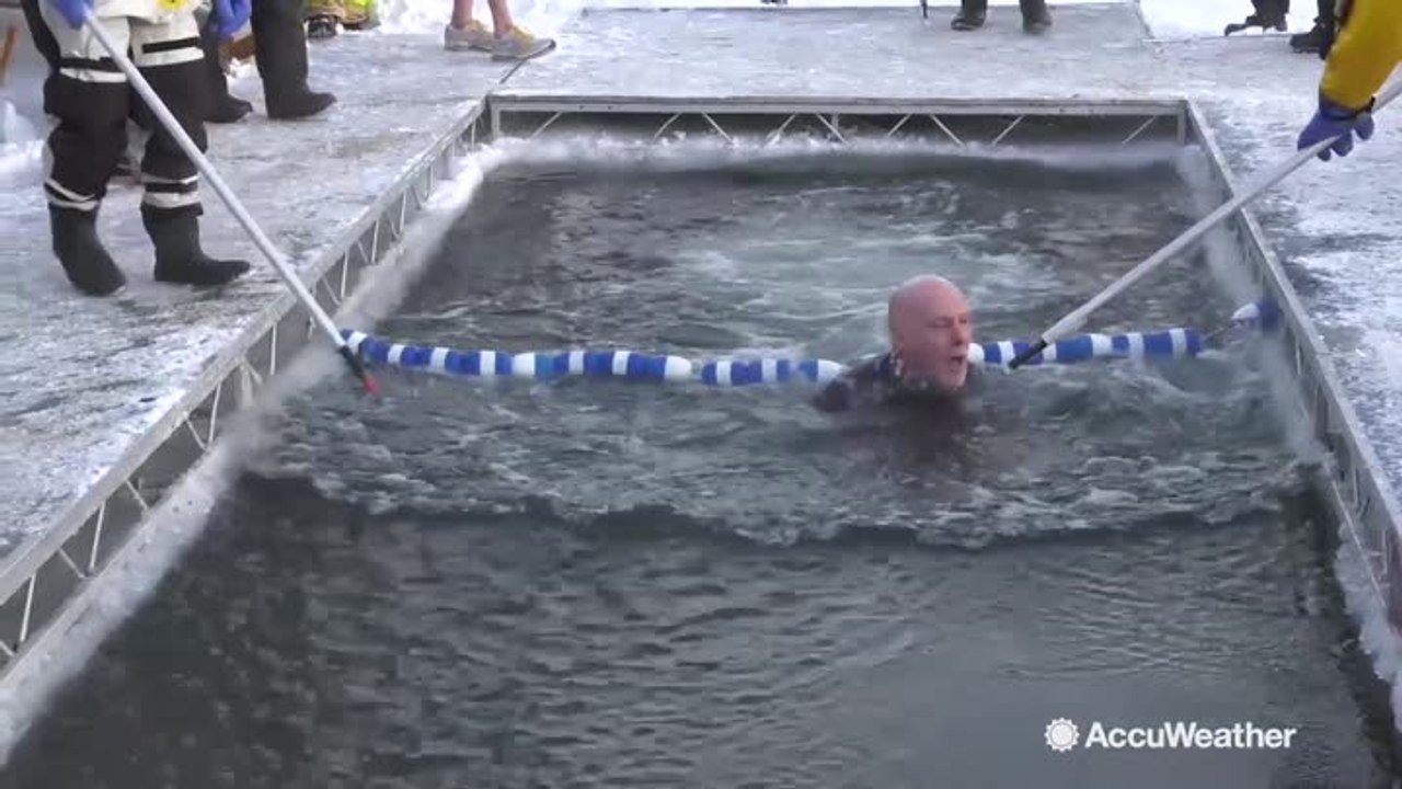 Are you brave enough to take a polar plunge in freezing water?