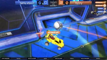 Aeonheart sends the ball right back in after a block