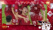 Thầy trò HLV Park Hang-seo gửi lời chúc mừng năm mới 2019 tới toàn thể người hâm mộ Việt Nam