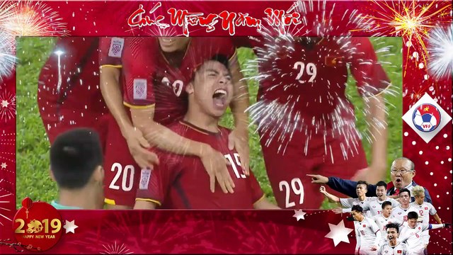 Thầy trò HLV Park Hang-seo gửi lời chúc mừng năm mới 2019 tới toàn thể người hâm mộ Việt Nam