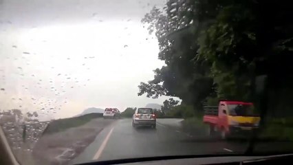 Weird Creature In Car - Real Scary Footage Caught On Camera
