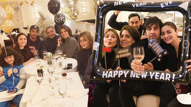 Alia Bhatt enjoys New Year Party with Ranbir Kapoor & family; Check Out | FilmiBeat