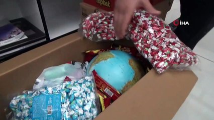 Duygulandıran hediyeler Afrinli öğrencilere ulaştı