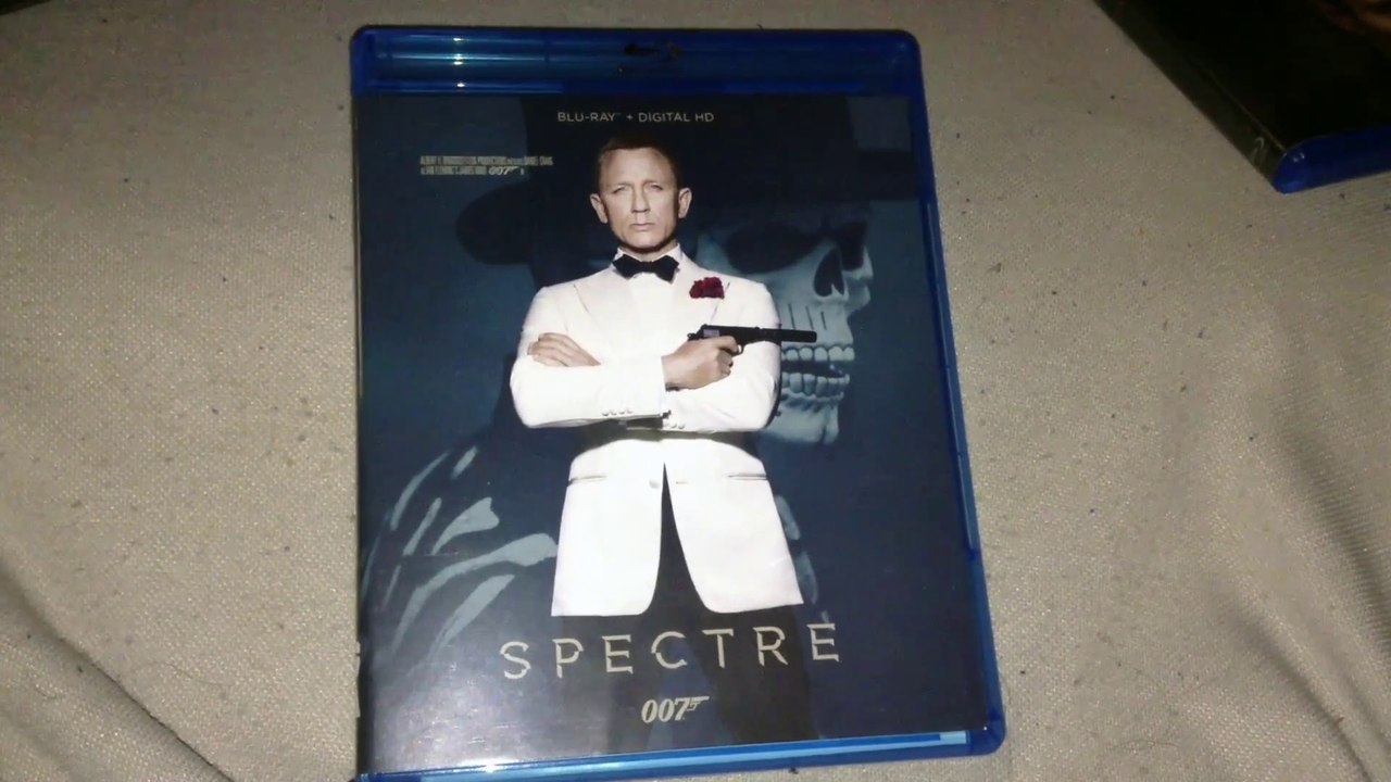 Spectre Blu-Ray/Digital HD Unboxing