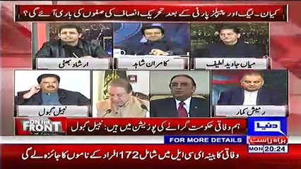 Aap Tajzia kar nahi Siasatdan ban gay hai - War of words between Nabil Gabol and Irshad Bhatti