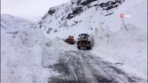 Hakkari-Şırnak Karayolu Çığdan Temizleniyor