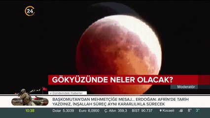 Türkiye'den sadece parçalı Ay tutulması gözlemlenebilecek