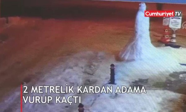 Kardan adama yaptığı hareket sosyal medyada gündem oldu
