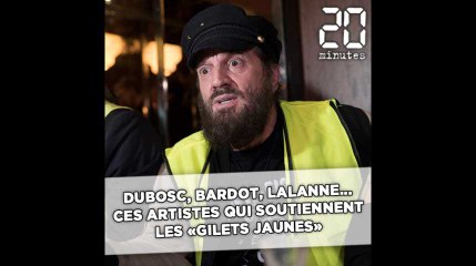 Dubosc, Bardot, Lalanne... ces artistes qui soutiennent les «gilets jaunes»