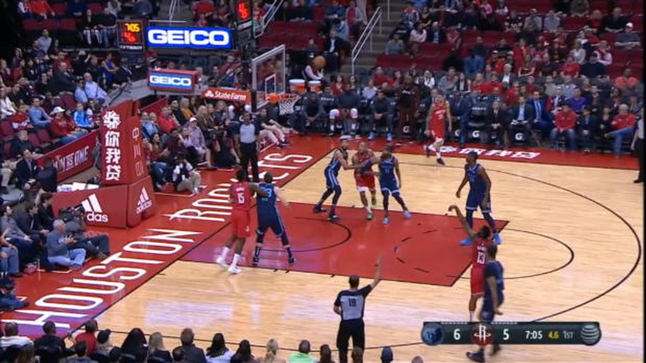 كرة سلّة: ان بي آي: قصّة اليوم: ثلاثيّة هاردن المزدوجة تسهم بفوز روكتس على غريزليز