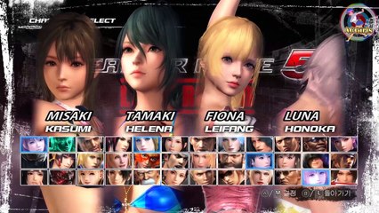 [DOA5 mod 60FPS] DOAXVV Misaki/Tamaki vs Fiona/Luna