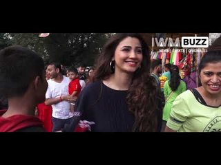Daisy Shah visited Mount Mary Church