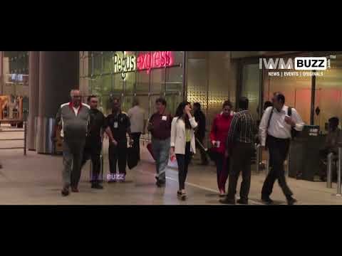 Janhvi Kapoor with father Boney Kapoor spotted at Mumbai airport