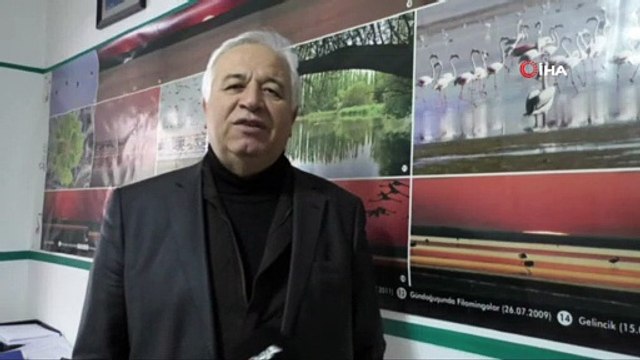 Eksi 8 dereceyi gören Seyfe Gölü Buz tuttu