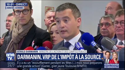 Impôt à la source: Darmanin estime que les agents du service public font "un très beau travail" au profit des Français
