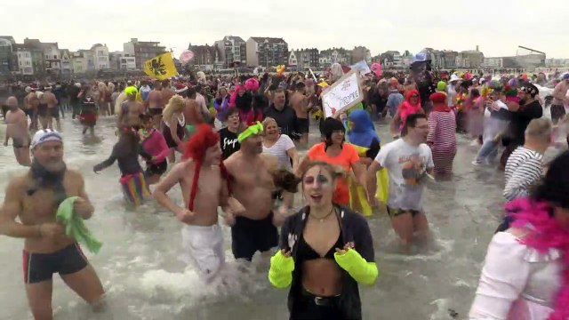 Dunkerque: 1.000 givrés dans la Mer du Nord pour débuter 2019