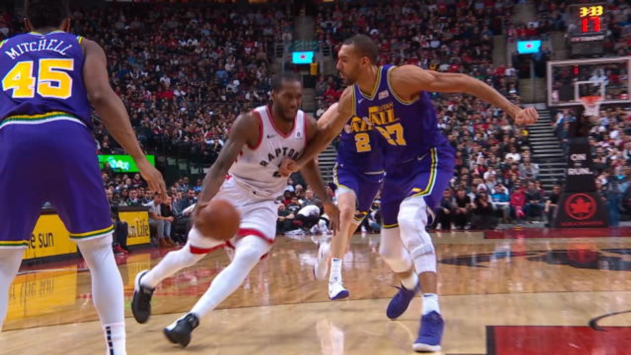 Leonard makes unbelievable circus shot