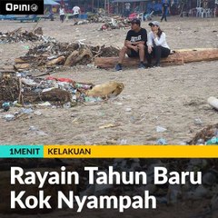 Rayain Tahun Baru Kok Nyampah