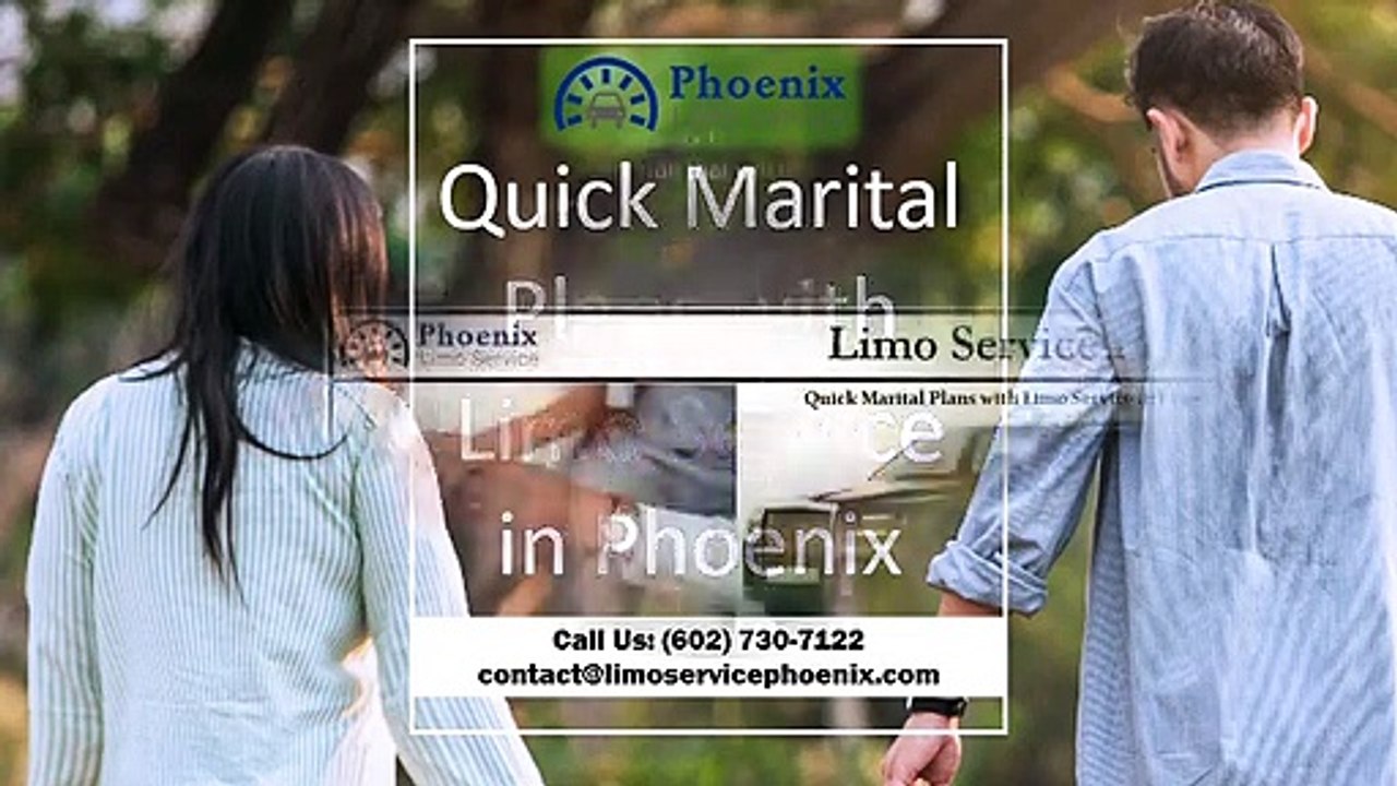 Quick Marital Plans with Limo Service in Phoenix