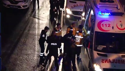 Polisten kaçan şüphelilerin viyadükten böyle uçtu