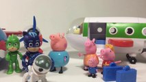 Peppa Pig Holiday Adventure Story w PJ Masks Catboy Gekko Owlette Paw Patrol || Keith's Toy Box
