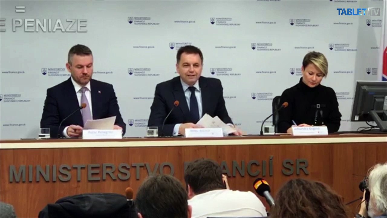 ZÁZNAM: TK Ministerstva financií SR