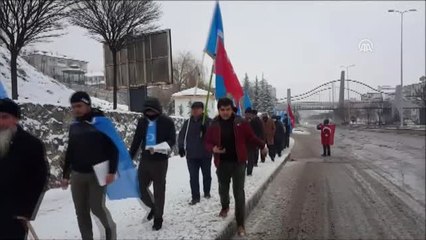 Doğu Türkistan İçin Yürüyen Grup Kızılcahamam'da