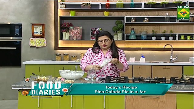 Pina Colada Pie in a Jar Recipe by Chef Zarnak Sidhwa 1 January 2019